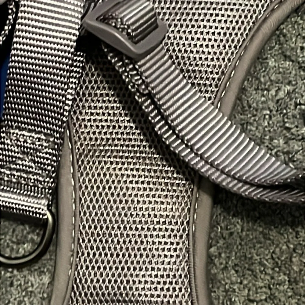 Dog Harness Top Paw Reversible Comfort in Gray stripes NWT